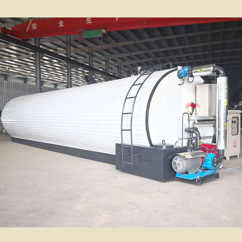 Fuel asphalt heating tank